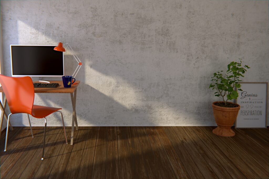 素材と快適性を求められるインテリア