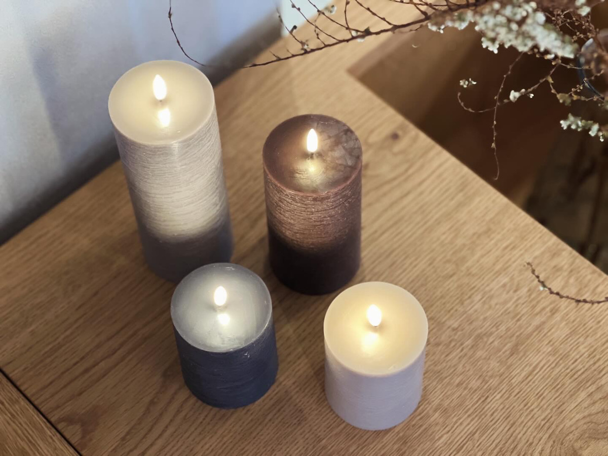 LED UYUNIキャンドル H15cm - 画像 (3)